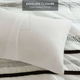 thumbnail image 3 of Cotton Bedding Set 7 Piece Stripe Comforter and Quilt Set-Full/Queen,Bed In A Bag, 3 of 18