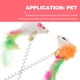 thumbnail image 4 of Juguete del gato del resorte 4Pcs con el ratón Juguetes creativos lindos del animal doméstico Ratón Cat Toy Mouse Cat Catcher Juguetes (color al azar), 4 of 5