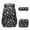 Daisy A/Black, variant on Forestfish 3-Piece Backpack Set for School,Large Capacity Teen Backpack with Insulated Lunch Bag & Pencil Case,Waterproof with Laptop Compartment & Side Pocket(Daisy A/Pink)