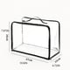 thumbnail image 3 of Bolsa de almacenamiento Cajas transparentes a prueba de polvo Funda protectora impermeable Bolsas Ropa Cubierta colgante a prueba de humedad Almacenamiento y organización del hogar Negro SG Bearachild HA073736-04, 3 of 6