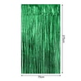 thumbnail image 6 of Tnobhg 275X75CM Tassel Table Skirt Party Dessert Counter Table Decoration Solid Color Metallic Foil Rectangle Table Skirt for Wedding Banquet Disco Birthday Party Supplies, 6 of 8