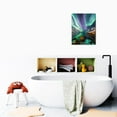 thumbnail image 6 of Illuminating Aurora Scenery Canvas Art for Living Room, Office, Bedroom Wall Decor (12x16inch), 6 of 7