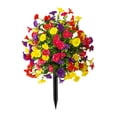 thumbnail image 2 of Decoración de planta verde artificial para jardín, patio, macizos de flores, arreglos exteriores, sin mantenimiento, apariencia realista., 2 of 9
