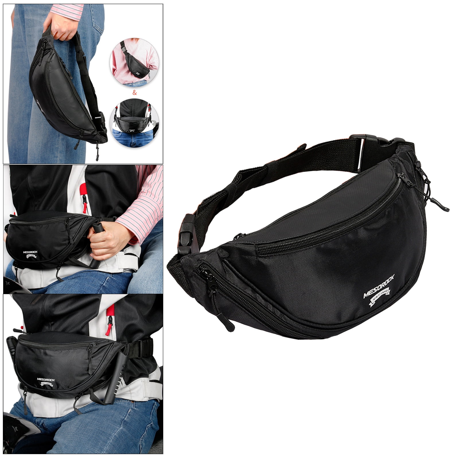 pocket handles Waist Pack Adjustable Strap fatigue Breathable