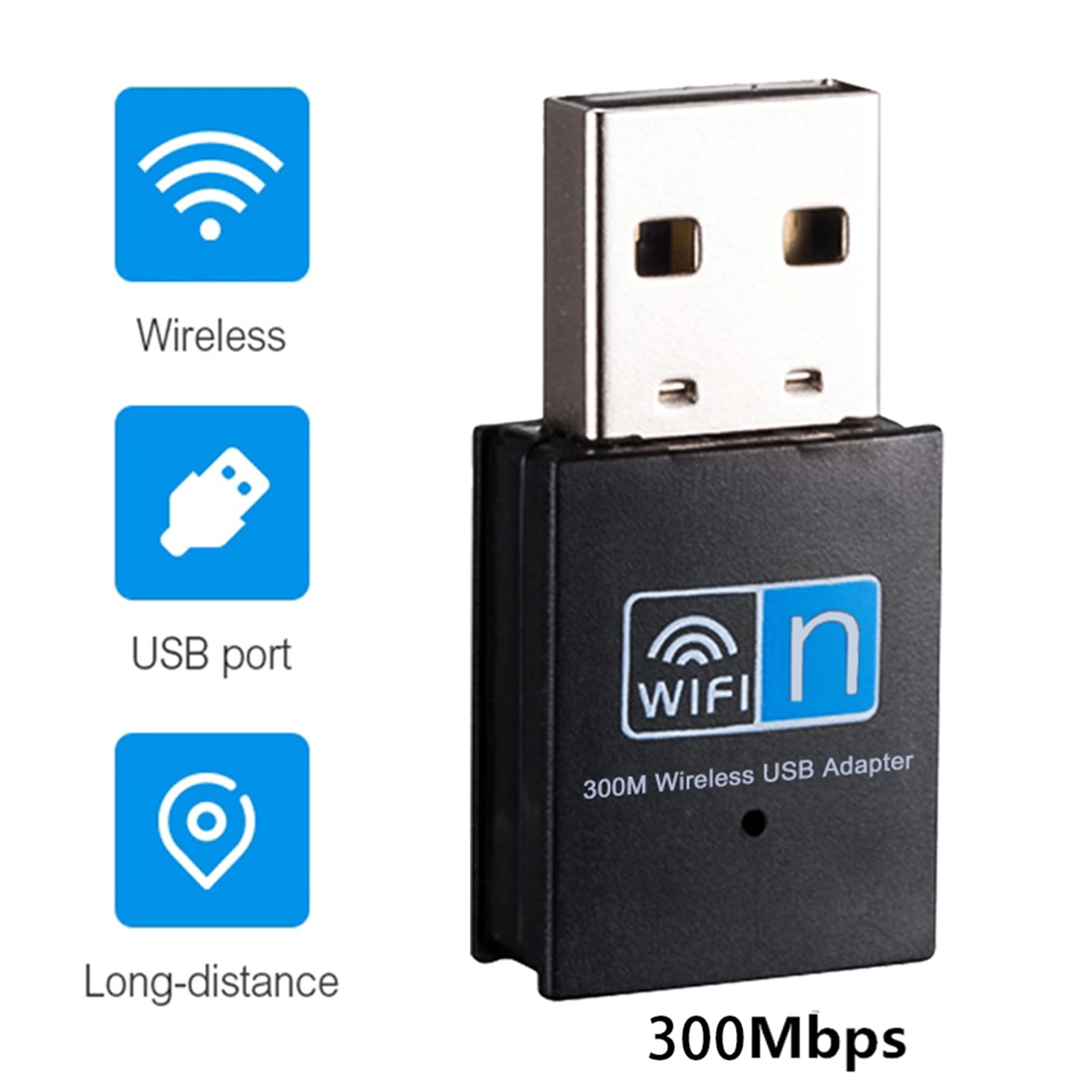 JuLam Cordless WiFi USB WiFi Adapter Receiver 2.4G Bluetooth V4.0 Card Transmitter for PC Laptop - Walmart.com