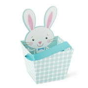 Way To Celebrate Sq Pail White Bunny