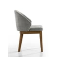 thumbnail image 2 of Andrew 9-Pc Oval Dining Set-88" Walnut Wood Fin. Tbl+8 Lt.Gray Fabric Chrs, 2 of 11