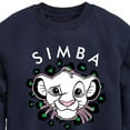 thumbnail image 3 of The Lion King - Cheetah Print - Simba - Toddler & Youth Crewneck Fleece Sweatshirt, 3 of 5
