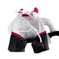 thumbnail image 2 of Halloween Dog Chef Costume, Funny 3D Upright Butcher Chef Pet Outfit With Chef Hat, Cosplay Dress‑Up Clothes for Small Medium Dogs Halloween Party Trick‑or‑Treat, 2 of 5