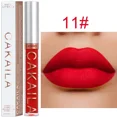thumbnail image 1 of Lápiz labial de terciopelo rosa mate, 18 colores, brillo de labios de larga duración, sin marcas, rojo, Sexy, resistente al agua, barras de labios líquidas, maquillaje cosmético, 1 of 7