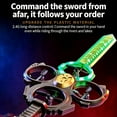 thumbnail image 5 of 2026 New Flying Battle Battle Sword RC | Dual Hand Gesture & Remote Control, RGB Light Drone With 360° Flips, 3-Speed Modes, Multiple Ways To Play(Black Gold 2 batteries,Dual control), 5 of 8