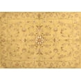 thumbnail image 1 of Ahgly Company Indoor Rectangle Abstract Brown Contemporary Area Rugs, 2' x 4', 1 of 4
