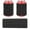 Black-BK, variant on MMJ Plastic Can Cooler Sleeve 5mm Snap Spring Insulated Drink Wrap Secure Grip Fits 12oz Cans 9.05in