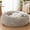 Light coffee, variant on Calming Donut Dog Bed for Large Dogs, Fluffy Faux Fur Plush Pet Bed, Cozy Warming Round Cushion, Jumbo Size Anxiety Relief Cat and Dog Cuddler
