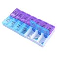 thumbnail image 1 of Praktisk 14-Facks Medicinask Tablettask Dosett Multicolor MultiColor, 1 of 5