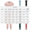 thumbnail image 3 of Fengactive Scrubs For Women Set V-Neck Top & Pants Medical Scrubs Nurse Uniform Clinical Modern Suit with Pockets, 3 of 5