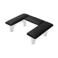 thumbnail image 2 of de la mano d d de la uña, cojín de uñas portátiles, cómodas piernas desmontables, almohada de mano para vacaciones, salón negro, 2 of 8