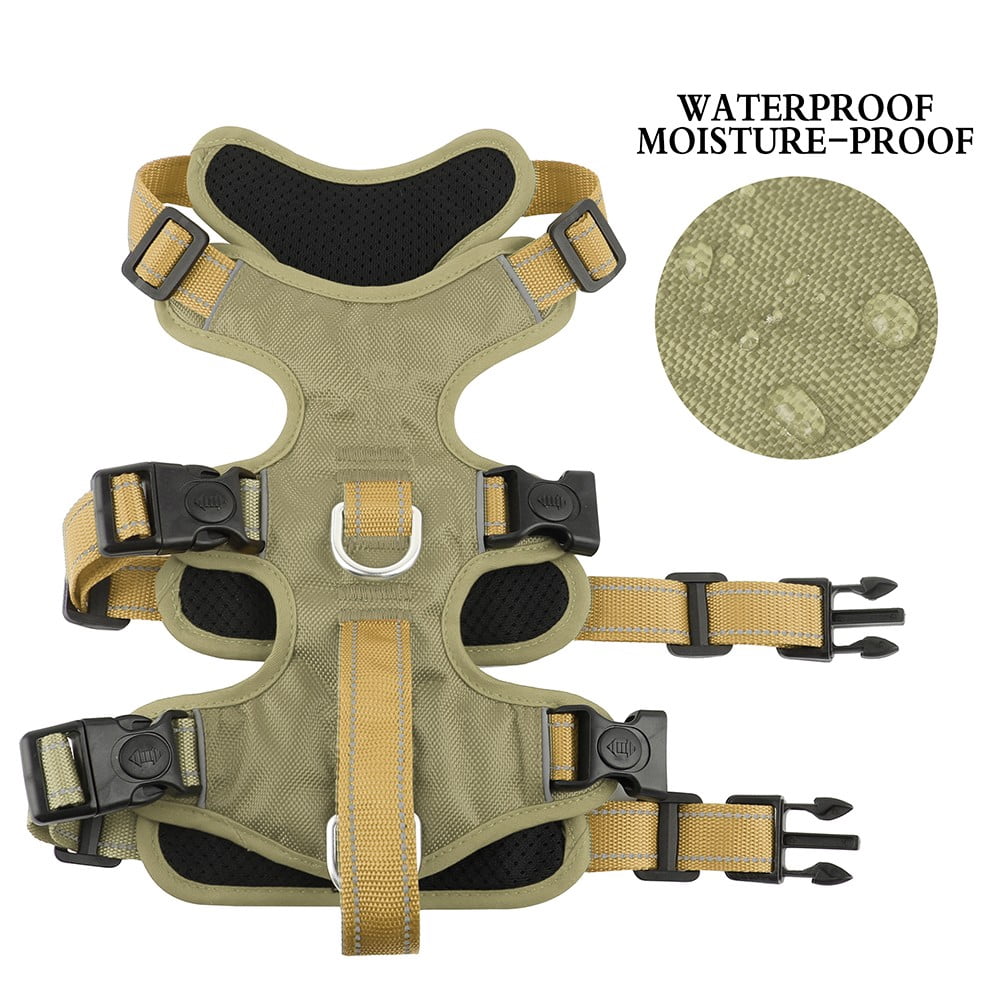 Pet Artist Escape Proof Dog Harness Reflective Adjustable Soft Padded Pet Vest With Comfort Handle