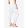 thumbnail image 3 of Roaman's Women's Plus Size Petite Plus Size Comfort Stretch Slim Leg Jean, 3 of 6