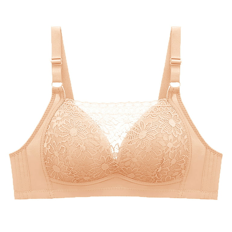 Womens Strappy Sports Bra Womens Best Bras Lace Jacquard Push Up Ladies  Underwear Breathable Bra Shapewear, Beige, 32/70AB : : Clothing,  Shoes & Accessories