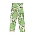 thumbnail image 4 of Kdxio Cute Frog Print Men's Sleep Pajama Pant Lounge Pants with Pockets, 4 of 8