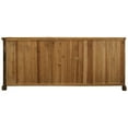 thumbnail image 6 of Wheatstone Solid Wood 6 Door Sideboard with Glass Inserts in Natural, 6 of 6
