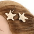 thumbnail image 4 of MRLESS 2pcs Star Hair Clip Sea Hair Clips Mermaid Hair Accessories Mermaid Costume Women Seashell Hair Clip Mermaid Outfit for Women, 4 of 8