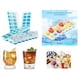 thumbnail image 3 of Contenedores apilables para cubitos de hielo perfectos Bandejas para cubitos de hielo con tapa de silicona, paquete de 4, 3 of 5