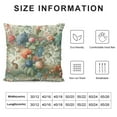 thumbnail image 5 of Shiartex Spring Pillow Covers Rabbit Bunny Pink Flower Sage Green Leaves Vintage Botanical Plants Easter Themed Print Decorative Throw Pillows Seasonal Pillow Cases Couch Bed Sofa Decor, 5 of 5