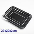 thumbnail image 6 of Stainless Steel Rectangle Baking Sheet Pan For Toaster Oven Cookie Baking 27*20*2Cm YIWEI, 6 of 9