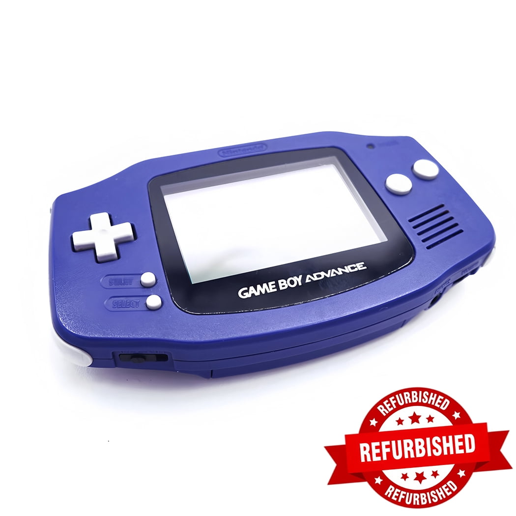 Nintendo Game Boy Advance GBA Console Game Handheld System Cleaned Tested Case GBA Lndigo blue
