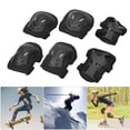 thumbnail image 1 of Conjunto de Equipo de Protecció para Patines, Rodilleras Engrosadas, Coderas, Guantes para Adultos, Rojo, Azul, Negro, L Personas y Adultos, 1 of 7