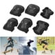 thumbnail image 1 of Conjunto de Equipo de Protecció para Patines, Rodilleras Engrosadas, Coderas, Guantes para Adultos, Rojo, Azul, Negro, L Personas y Adultos, 1 of 7