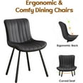 thumbnail image 6 of STARY Dining Chairs Set of 2, Faux Leather Kitchen & Dining Room Chairs for Dining Room, Mid Century Modern Dining Table Chairs with Metal Legs, 6 of 7