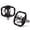Black, variant on Bike Fit SPD System Clipless Pedal Bicycle Self-locking Pedals Dual Function Mountain Bike Spin Pedals