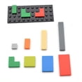 thumbnail image 5 of 150Pcs Bulk Smooth Flat Plate Building Block 1x1 1x2 1x6 Dots Thin Tile Bricks For Kid Toy Mixed Particle Compatible Brand, 5 of 8
