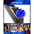 thumbnail image 2 of Rosas preservadas YAMPP Blue Rose Regalos para mujer, 2 of 7