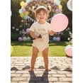 thumbnail image 5 of BemeyourBBs Baby Boys Girls First Birthday Romper Outfits One Years Old 1st Birthday Clothes Short Sleeve Cake Embroidery Bodysuit Playsuit Summer Clothing, 5 of 9