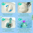 thumbnail image 3 of XJD Bath Toys for Toddlers 1-3, Whale Baby Bath Shower Spray Bath Toy with Sprinklers & Shower Head, Baby Toys 12-18 Months, Bathtub Pool Bathroom Shower Toy Gifts for Toddler Infant Kids Boy Girls, 3 of 12