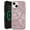 Dusty Rose Floral, variant on VELVET CAVIAR iPhone 13 Mini Case Black Checkered - Compatible with MagSafe - Cute Protective Cases for Women for Women - Black Grey Checkerboard