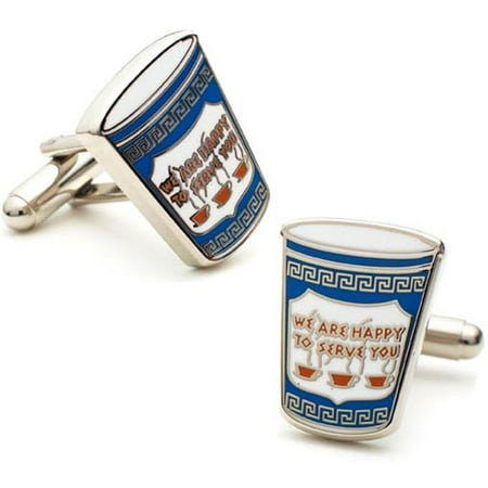Cufflinks PD-GRCO-SL Greek Coffee Cufflinks