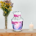 thumbnail image 7 of MUKTIVE Cherry Blossom Burial Urns For Human Ashes Adult Man, Memorial Peach Urn For Ashes For Mom, Decorative Cremation Urn, Funeral Urns For Adult, Keepsake 3 Inch, 7 of 7