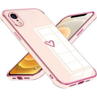 Phone Case for iPhone XR, Cute Curly Wave Frame Shape Shockproof