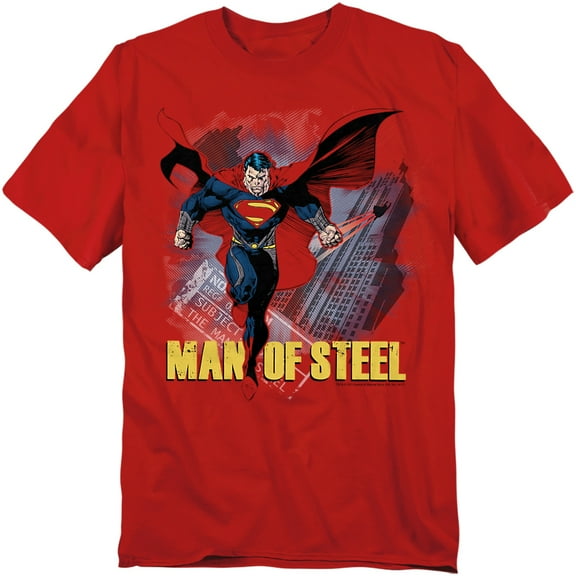 Man of Steel T-Shirt Fly By Unisex Graphic Tee For Men & Women