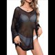 thumbnail image 2 of Pañuelos de Crochet para Mujer, Pareos de Baño Calados, Trajes de Verano Tejidos Negro un Tamaño, 2 of 10