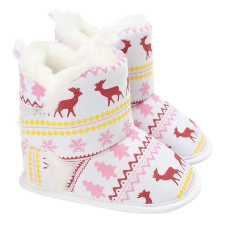 

NUOLUX 1 Pair Baby Cotton Boots Bottom Toddler Shoes Warm Infant Shoes for Winter