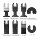 thumbnail image 4 of Speravity 40 hojas de sierra oscilante para madera, metal, plástico, universal, oscilante, herramienta multifuncional, juego de hojas de pulido, juego de Herramientas y ferretería Speravity TO004754-00, 4 of 6