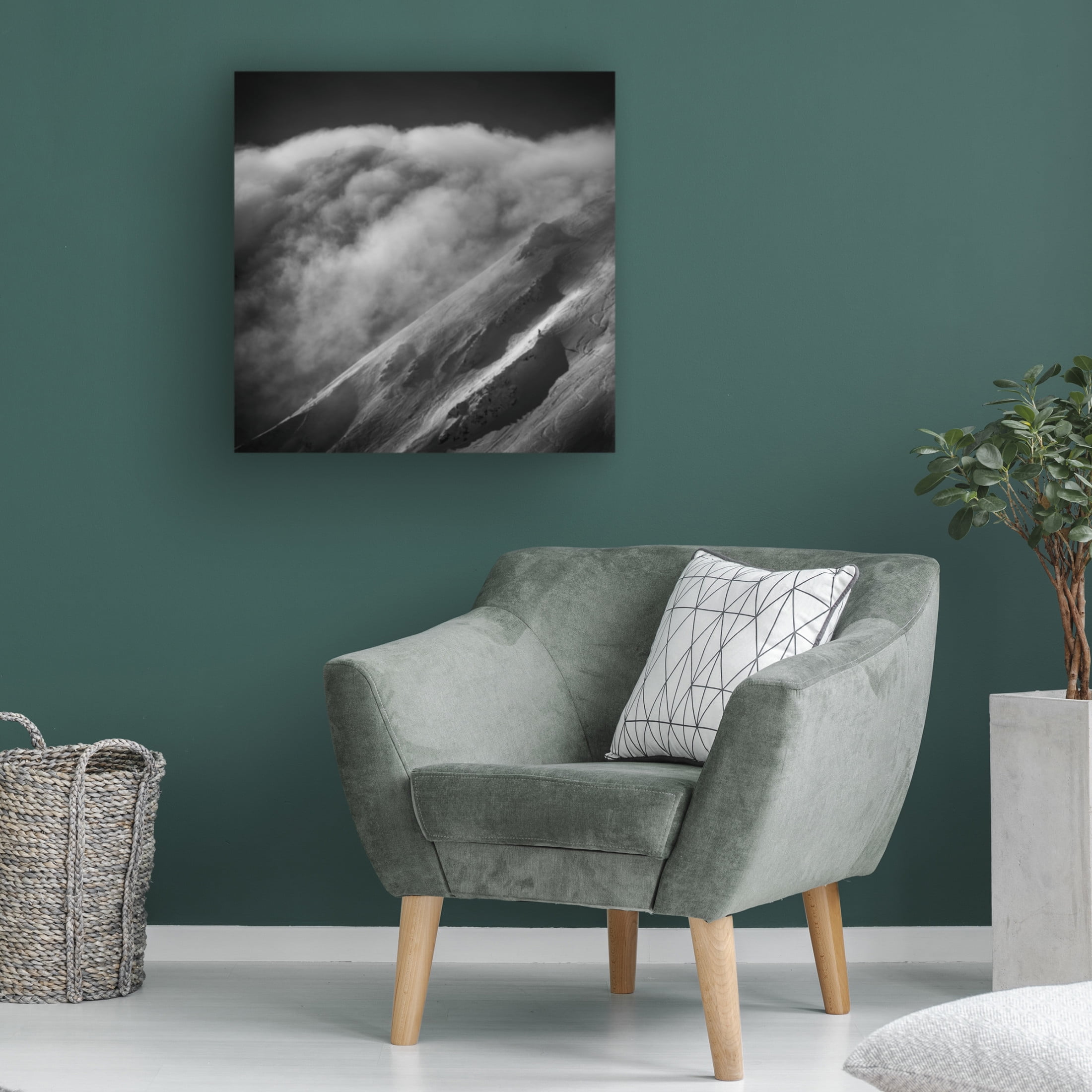 Canvas Wall Art - Peter Svoboda MQEP 'And What Now?' Wall Art for Living Room, Bedroom, or Office D?cor by Trademark Fine Art - 14 x 14 Inches