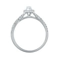 thumbnail image 2 of 1/2 Carat T.W. (I2 clarity, H-I color) Brilliance Fine Jewelry Marquise cut Diamond Engagement Ring in 10kt White Gold, Size 9, 2 of 5
