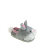 Wonder Nation Toddler Girls Critter Bunny Slippers, Sizes 5/6-11/12